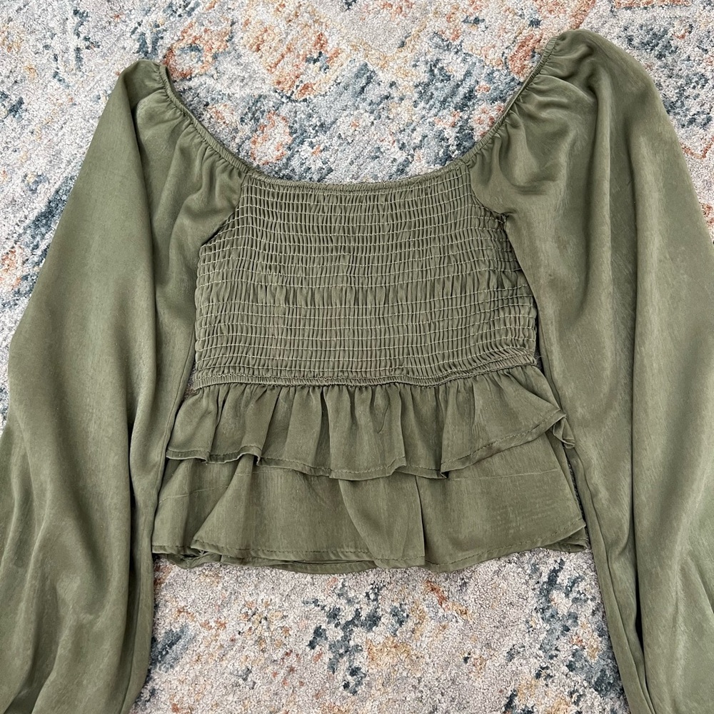 Altar’d state cropped blouse